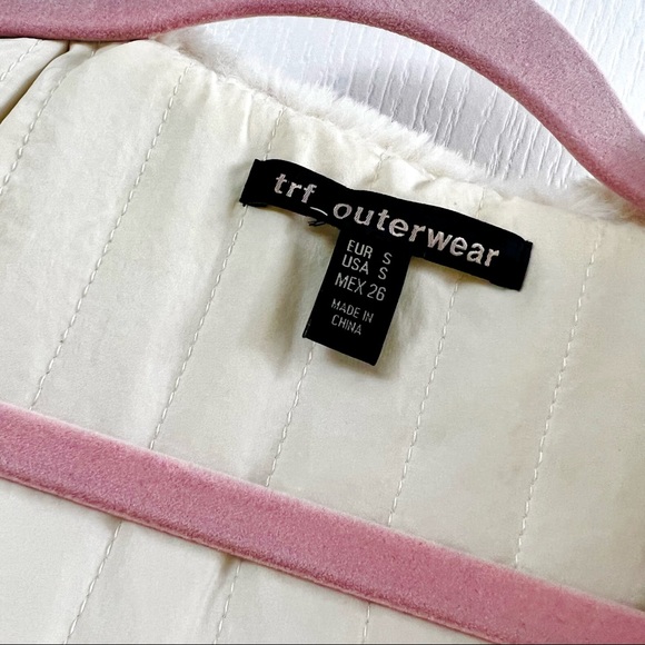 ZARA SHORT CONTRAST COAT - Picture 5 of 5